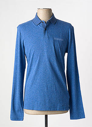 Polo manches longues manches longues bleu NAPAPIJRI homme