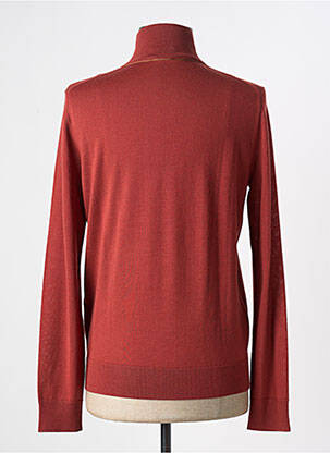 Pull col roulé coupe cintrée manches longues orange PAUL SMITH homme