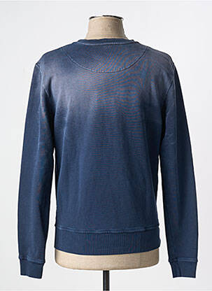 Pull col rond manches longues bleu FRANKIE MORELLO homme