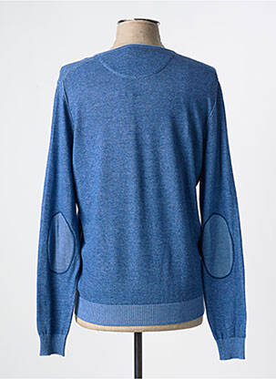 Pull manches longues manches longues bleu FERRANTE homme