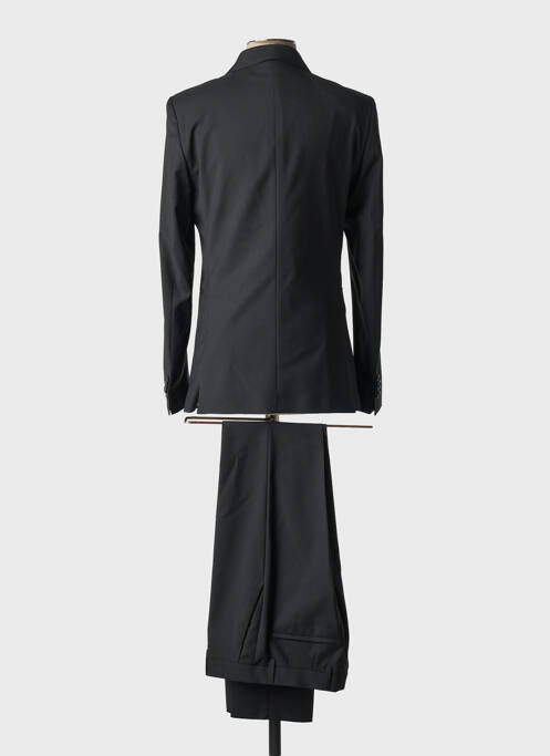 Costume de ville fermeture zippée sous rabat boutonné noir PAUL SMITH homme
