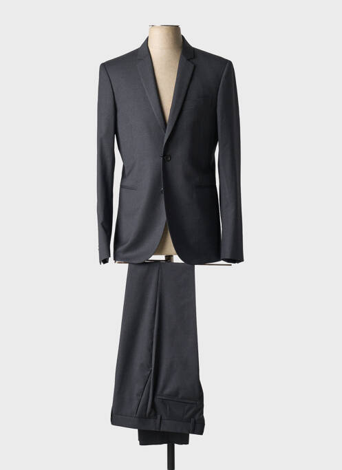 Costume de ville fermeture zippée sous rabat boutonné gris PAUL SMITH homme