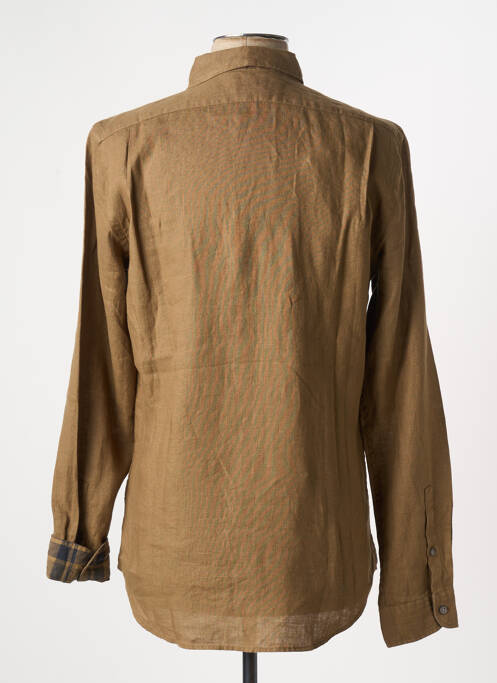 Chemise manches longues coupe cintrée vert PAUL SMITH homme
