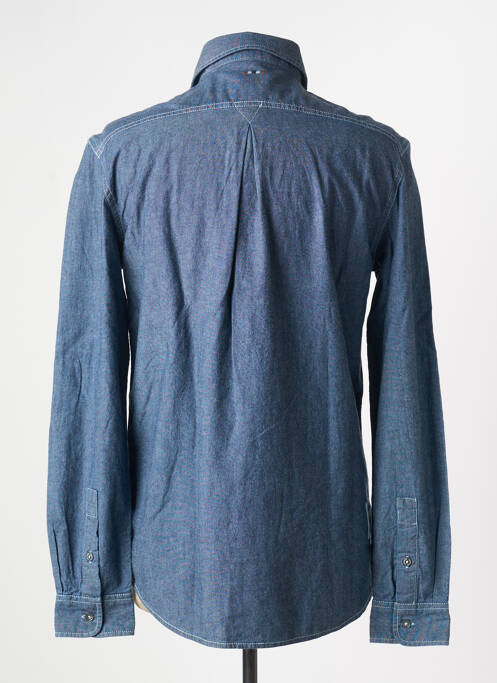 Chemise manches longues coupe cintrée bleu NAPAPIJRI homme