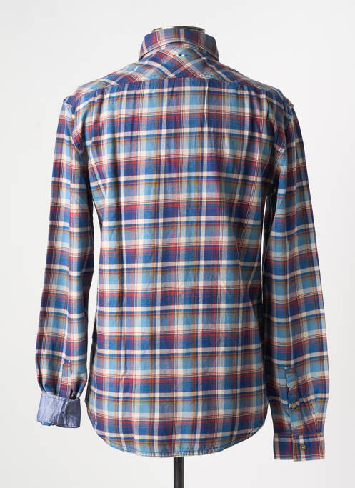 Chemise manches longues coupe droite bleu NAPAPIJRI homme