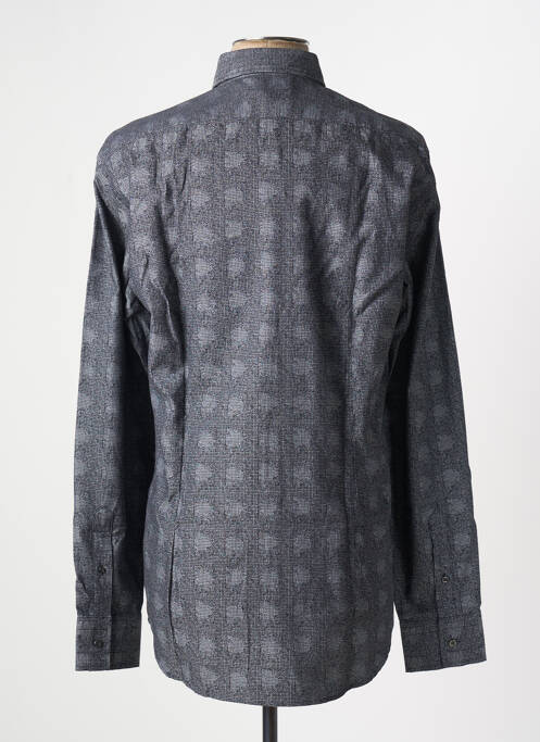 Chemise manches longues imprimé fantaisie gris KARL LAGERFELD homme
