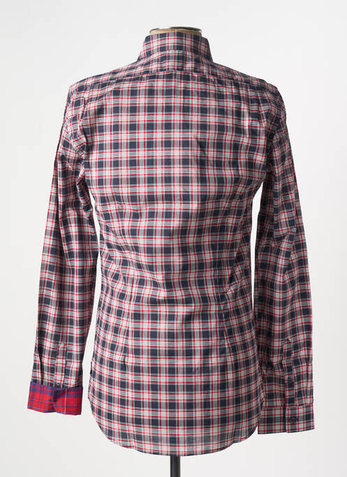 Chemise manches longues imprimé carreaux rouge PAUL SMITH homme