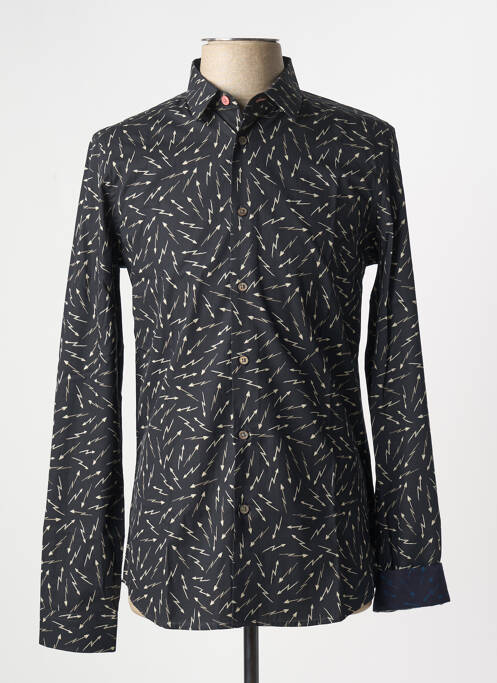 Chemise manches longues imprimé fantaisie noir PAUL SMITH homme