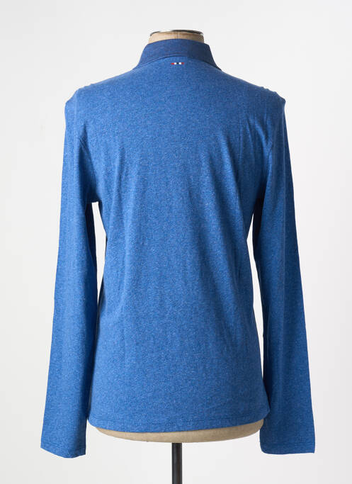 Polo manches longues manches longues bleu NAPAPIJRI homme