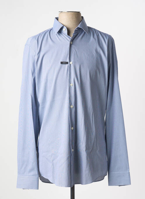 Chemise manches longues bleu HUGO BOSS pour homme