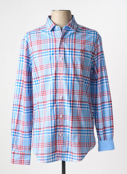 Chemise manches longues bleu NAPAPIJRI pour homme