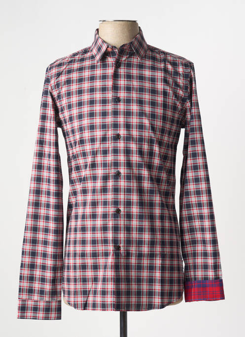 Chemise manches longues rouge PAUL SMITH pour homme