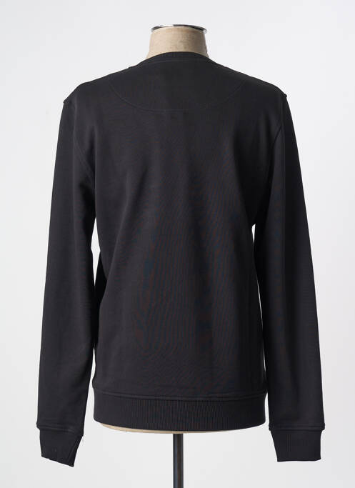 Pull col rond manches longues noir FRANKIE MORELLO homme