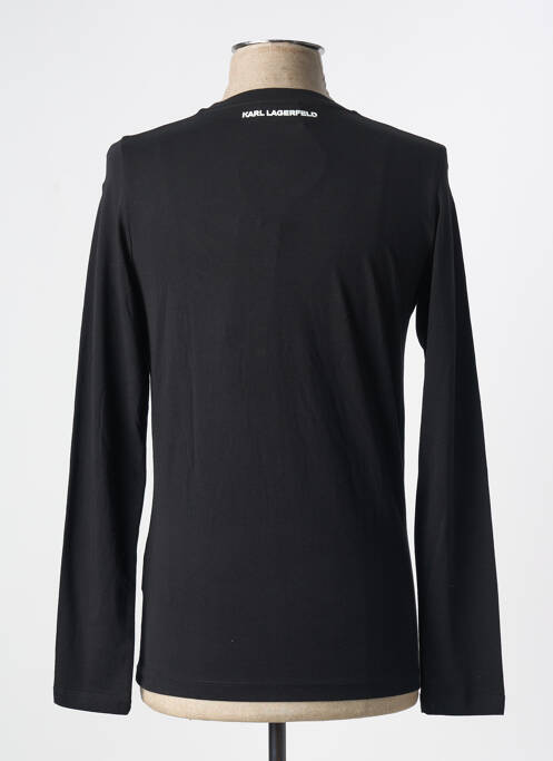 T-shirt noir KARL LAGERFELD homme
