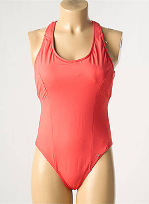 Maillot de bain 1 pièce orange LPB pour femme