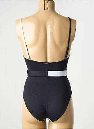 Maillot de bain 1 pièce imprimé fantaisie haut soutien-gorge moulé noir LPB femme