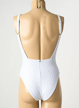 Maillot de bain 1 pièce haut soutien-gorge moulé haut soutien-gorge moulé blanc LPB femme