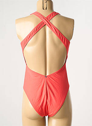 Maillot de bain 1 pièce haut soutien-gorge moulé haut soutien-gorge moulé orange LPB femme