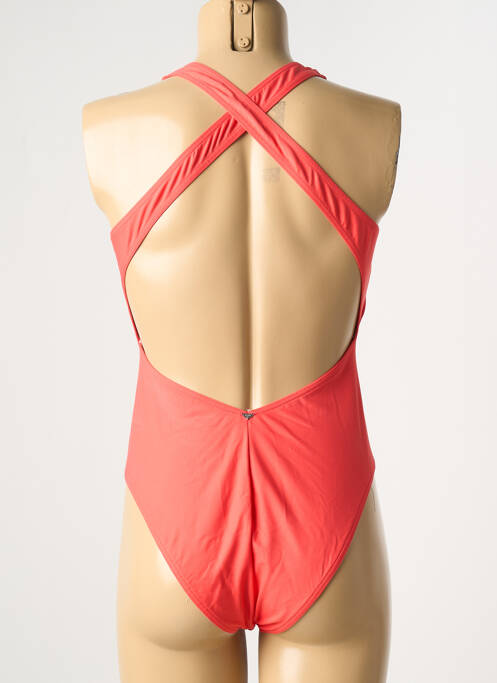 Maillot de bain 1 pièce orange LPB femme