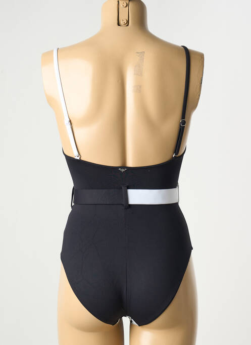 Maillot de bain 1 pièce imprimé fantaisie haut soutien-gorge moulé noir LPB femme