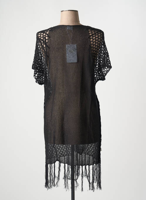 Robe de plage fermeture liens à nouer noir LPB femme