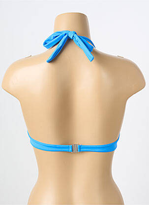 Haut de maillot de bain haut triangles haut triangles bleu LPB femme