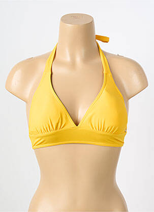 Haut de maillot de bain haut triangles haut triangles jaune LPB femme