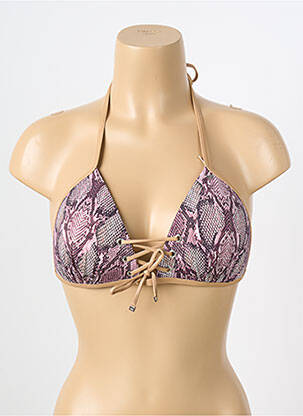 Haut de maillot de bain haut triangles haut triangles rose LPB femme