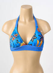Haut de maillot de bain bleu LPB pour femme seconde vue