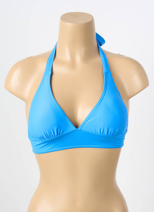 Haut de maillot de bain haut triangles haut triangles bleu LPB femme