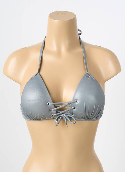 Haut de maillot de bain argent LPB pour femme
