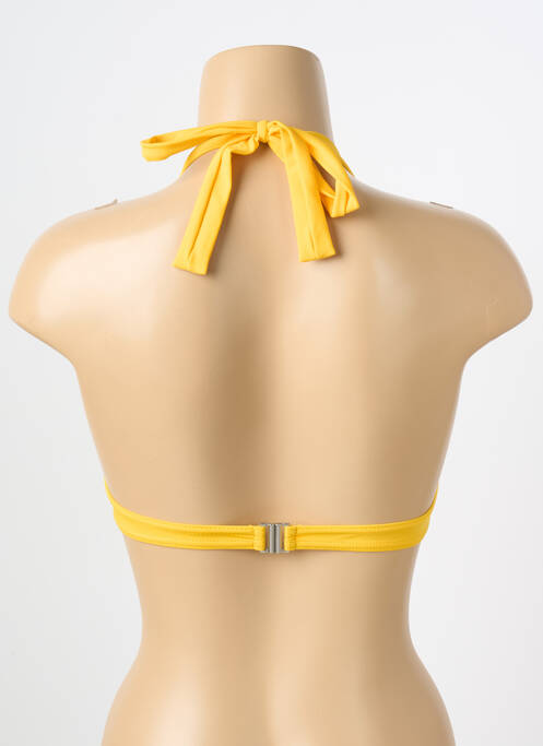 Haut de maillot de bain jaune LPB femme