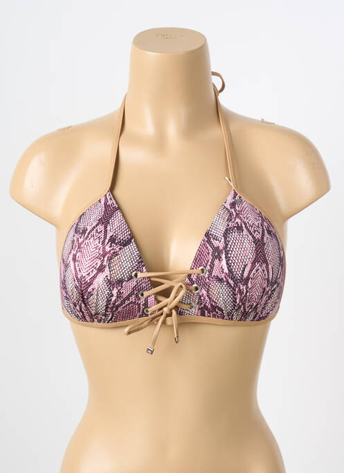 Haut de maillot de bain rose LPB pour femme