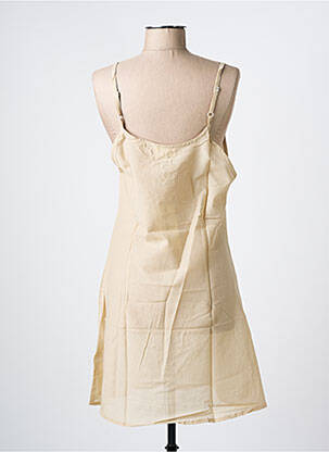 Jupon /fond de robe coupe cintrée beige BAGATELLE FRANCE femme