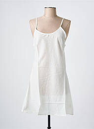 Jupon /fond de robe coupe cintrée blanc BAGATELLE FRANCE femme