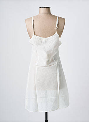 Jupon /fond de robe coupe cintrée blanc BAGATELLE FRANCE femme