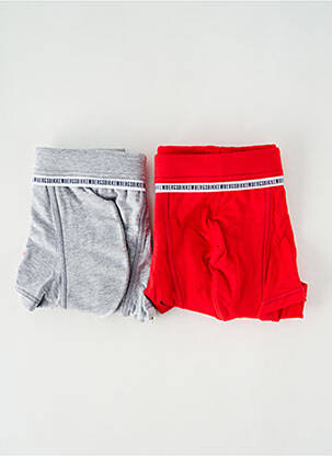 Boxer stretch rouge BIKKEMBERGS homme