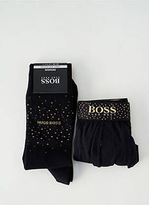 Boxer noir HUGO BOSS pour homme