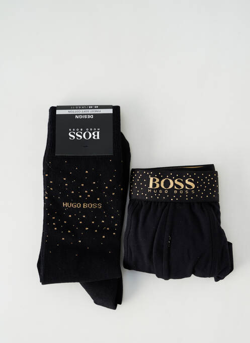 Boxer noir HUGO BOSS pour homme