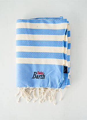 Serviette de plage imprimé fantaisie bleu MC2 SAINT BARTH femme