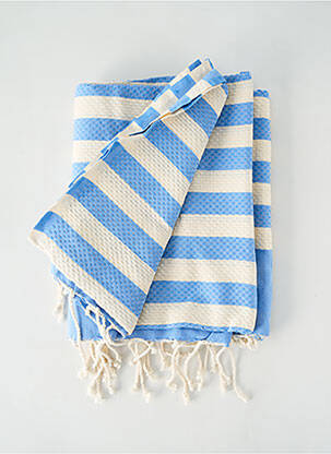 Serviette de plage imprimé fantaisie bleu MC2 SAINT BARTH femme