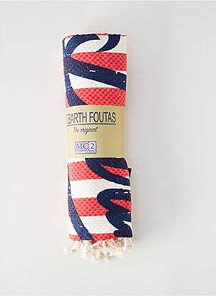 Serviette de plage rouge MC2 SAINT BARTH pour femme