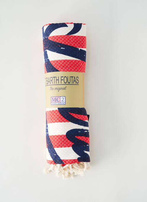 Serviette de plage rouge MC2 SAINT BARTH pour femme