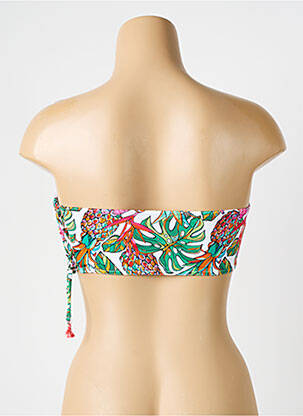 Haut de maillot de bain stretch haut bandeau vert LPB femme