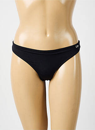 Bas de maillot de bain stretch string noir LPB femme