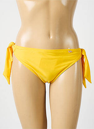 Bas de maillot de bain stretch culotte jaune LPB femme