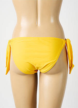 Bas de maillot de bain stretch culotte jaune LPB femme