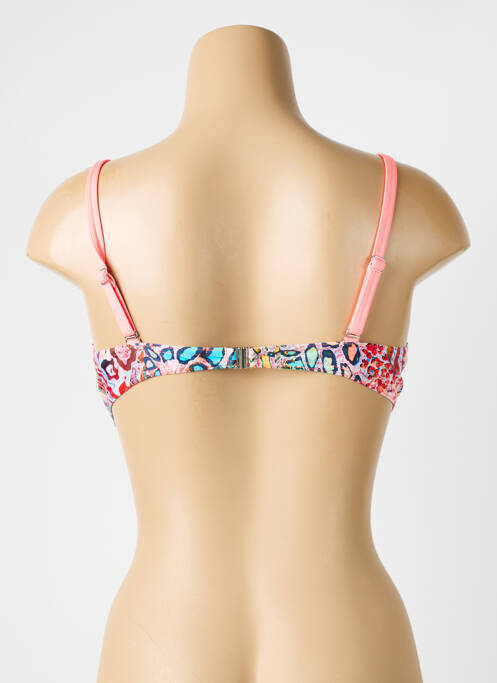 Haut de maillot de bain stretch haut bandeau rose LPB femme