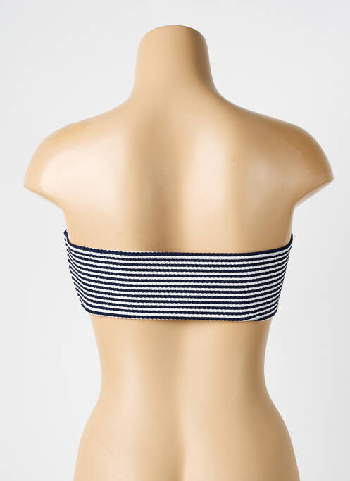 Haut de maillot de bain stretch haut bandeau bleu LPB femme