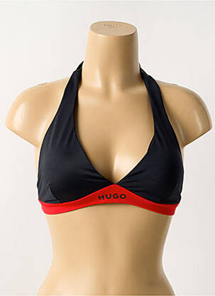 Haut de maillot de bain stretch haut triangles noir HUGO BOSS femme